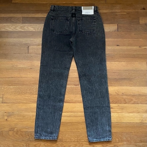 NWT IRO Lep Patchwork Distressed High Rise Slim-Leg Ankle Jeans Washed Black‎ 25 - Picture 3 of 8